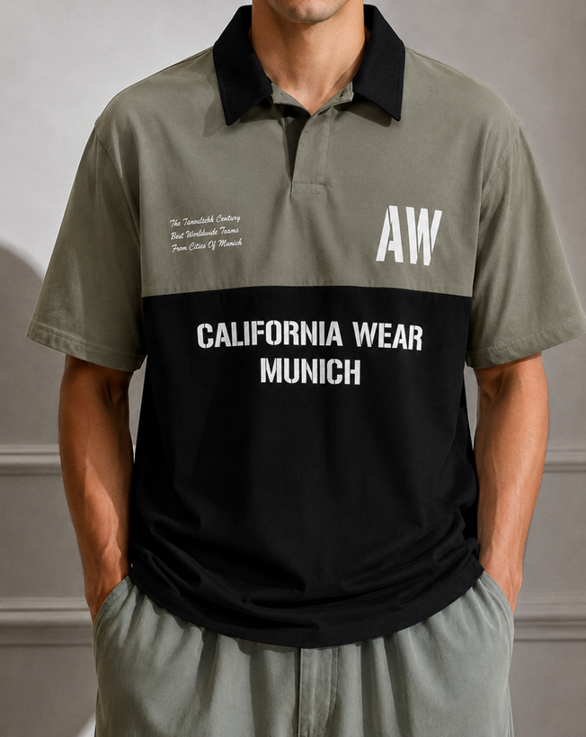 پلوشورت مردانه دو رنگ California Wear