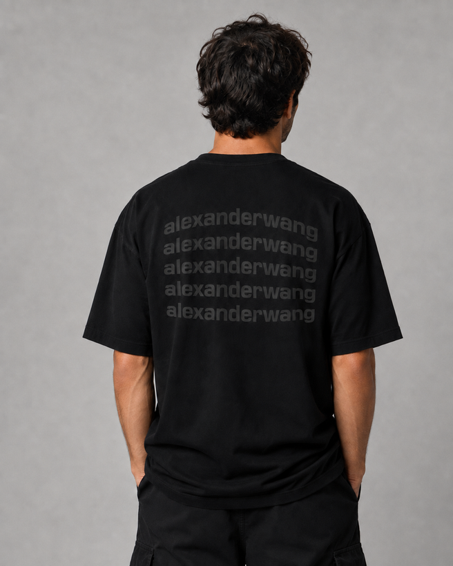 تیشرت مردانه Alexander Wang | تیشرت اسپرت مشکی طرحدار